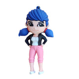 3D PVC Figure Keychain - Lady Bug - Marinette Casual Outfit