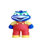 3D PVC Figure Keychain - Los Muppets - Baby Gonzo Red Overalls