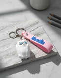 3D PVC Figure Keychain - Mascotas - Gidget With Crown