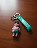 3D PVC Figure Keychain - Moana - Baby Maui Tooth Necklace