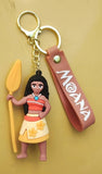 3D PVC Figure Keychain - Moana - Holding Oar