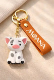 3D PVC Figure Keychain - Moana - Pua Sitting Variant 2
