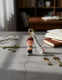 3D PVC Figure Keychain - Mr Peabody Y Amigos - Sherman Crossed Arms