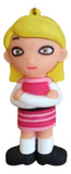 3D PVC Figure Keychain - Mr Peabody Y Amigos - Penny Peterson Arms Crossed