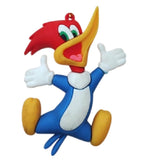 3D PVC Figure Keychain - Pajaro Loco - Woody Woodpecker Jumping Thumbs Up