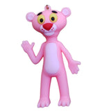 3D PVC Figure Keychain - Pantera Rosa - Pink Panther Waving