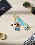 3D PVC Figure Keychain - Pets - Pochacco Sailor Outfit
