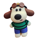 3D PVC Figure Keychain - Pets - Max With Aviator Goggles