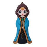 3D PVC Figure Keychain - Personajes De Valiente - Queen Elinor Blue Gown