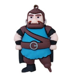 3D PVC Figure Keychain - Personajes De Valiente - Lord Macintosh Standing Pose