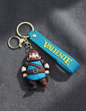 3D PVC Figure Keychain - Personajes De Valiente - Lord Macintosh Standing Pose