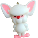 3D PVC Figure Keychain - Pinky Cerebro - Brain Grumpy Standing