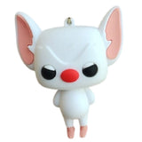 3D PVC Figure Keychain - Pinky Cerebro - Brain Chibi Standing