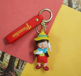 3D PVC Figure Keychain - Pinocho - Pinocchio Thinking