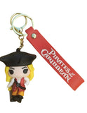 3D PVC Figure Keychain - Piratas Del Caribe - Elizabeth Swann Pirate Outfit