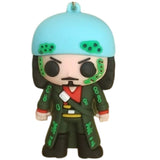 3D PVC Figure Keychain - Piratas Del Caribe - Davy Jones Barnacle Variant