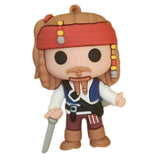 3D PVC Figure Keychain - Pirates of the Caribbean - Captain Jack Sparrow Holding Sword