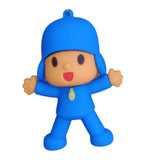 3D PVC Figure Keychain - Pocoyo Y Sus Amigos - Pocoyo Arms Open