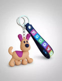 3D PVC Figure Keychain - Pocoyo Y Sus Amigos - Loula Standing