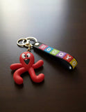 3D PVC Figure Keychain - Pocoyo Y Sus Amigos - Fred Octopus Dancing