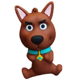 3D PVC Figure Keychain - Scooby Doo - Scrappy Doo Feisty Pose