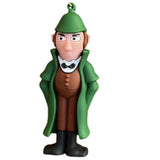 3D PVC Figure Keychain - Sherlock Holmes - Green Trench Coat
