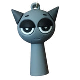 3D PVC Figure Keychain - Sprunki - Sleepy Eyes