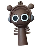 3D PVC Figure Keychain - Sprunki - Wearing Headphones Variant 2