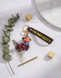 3D PVC Figure Keychain - Tipos Malos - Ms Tarantula Crouching Headphones
