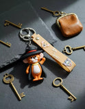3D PVC Figure Keychain - Tom and Jerry - Jerry Musketeer