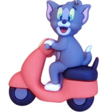 3D PVC Figure Keychain - Tom and Jerry - Tom Riding Scooter Variant 2