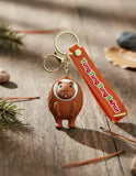 3D PVC Figure Keychain - Italian Brainrot - Capybara Daruma Doll