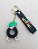 3D PVC Figure Keychain - Italian Brainrot - Gommy Walking Tire
