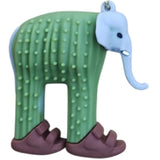 3D PVC Figure Keychain - Italian Brainrot - Elephant Cactus Sandals