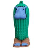 3D PVC Figure Keychain - Italian Brainrot - Hippo With Sandals