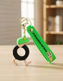3D PVC Figure Keychain - Italian Brainrot - Gommy Frog Walking Tire