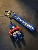 3D PVC Figure Keychain - Transformers - Chibi Optimus Prime Blaster