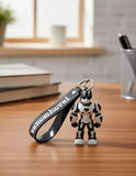 3D PVC Figure Keychain - Transformers - Optimus Prime White Variant