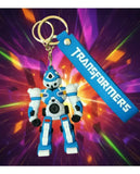 3D PVC Figure Keychain - Transformers - Bluestreak Robot Keychain