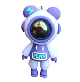 3D PVC Figure Keychain - Universo Astronautas - Astronaut Bear Play