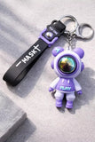 3D PVC Figure Keychain - Universo Astronautas - Astronaut Bear Play
