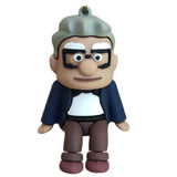 3D PVC Figure Keychain - Up Una Aventura Juntos - Carl Fredricksen Classic Outfit
