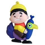 3D PVC Figure Keychain - Up Una Aventura Juntos - Russell Riding Kevin