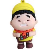 3D PVC Figure Keychain - Up Una Aventura Juntos - Russell Smiling Wilderness Explorer