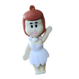 3D PVC Figure Keychain - Los Picapiedras - Wilma Flintstone Waving