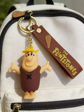 3D PVC Figure Keychain - Los Picapiedras - Barney Rubble Thumbs Up