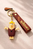 3D PVC Figure Keychain - Los Picapiedras - Barney Rubble Thumbs Up