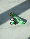 3D PVC Figure Keychain - Oso Panda - Panda Holding Bamboo Variant 2