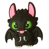 3D PVC Figure Keychain - How to Train Your Dragon - Chibi Toothless Tongue Out
