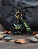 3D PVC Figure Keychain - How to Train Your Dragon - Chibi Dart Blue Horns